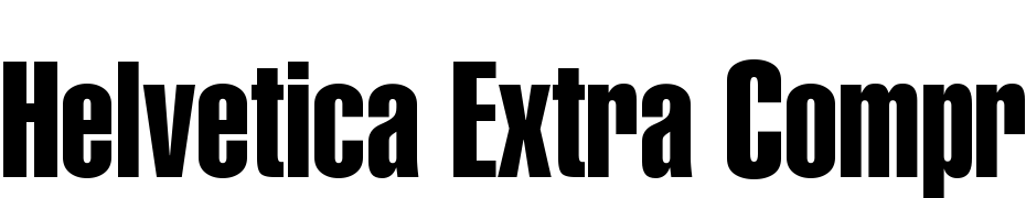 Helvetica Extra Compressed Font Download Free