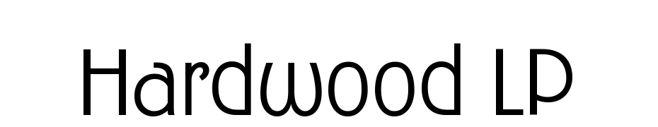 Hardwood LP Font Download Free