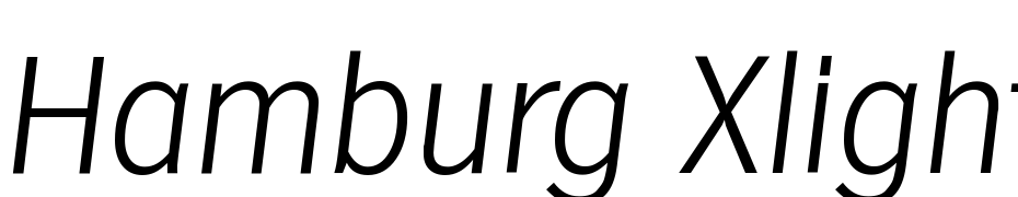 Hamburg Xlight Ita Fuente Descargar Gratis