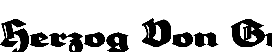 Herzog Von Graf Font Download Free