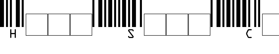 Hard Soft Code 39 OCR Scarica Caratteri Gratis