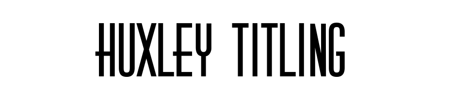 Huxley Titling Font Download Free