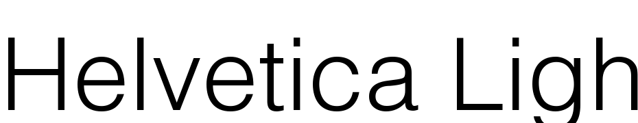Helvetica Light Font Download Free