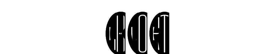 HMBlack Oval Three Font Download Free