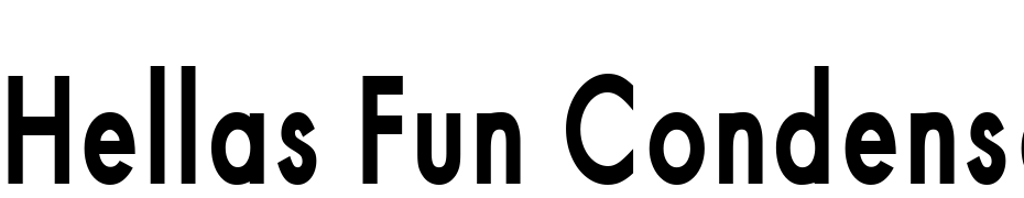 Hellas Fun Condensed Bold Font Download Free