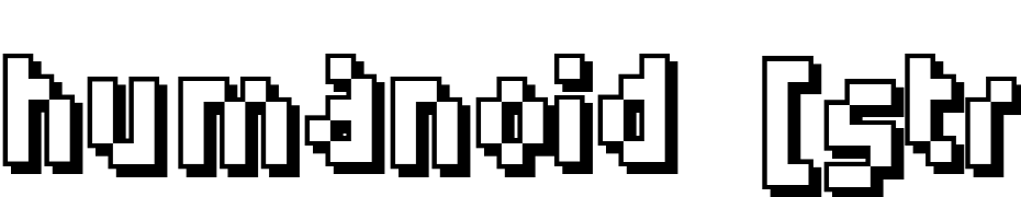 Humanoid [straight] Font Download Free