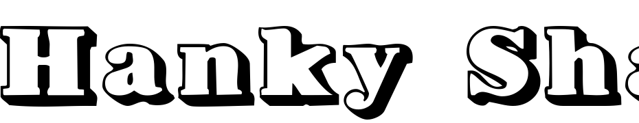 Hanky Shadow Font Download Free