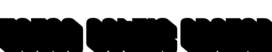 House Gothic 3DShadow Font Download Free