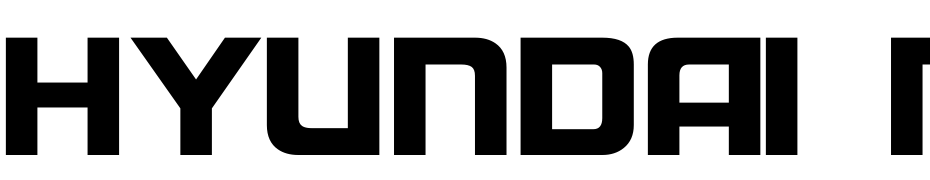 Hyundai Normal Font Download Free