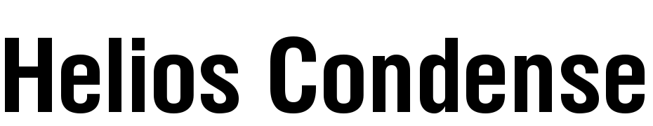 Helios Condensed Bold Font Download Free