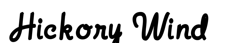 Hickory Wind Font Download Free