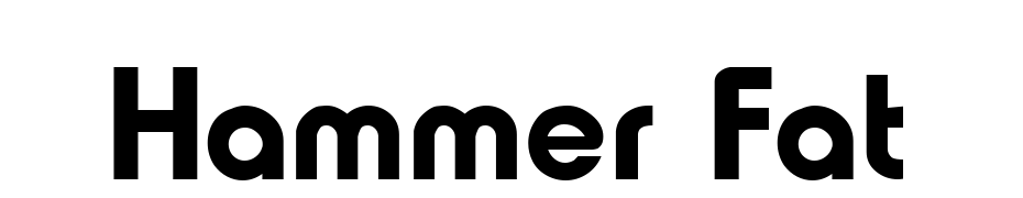 Hammer Fat Font Download Free