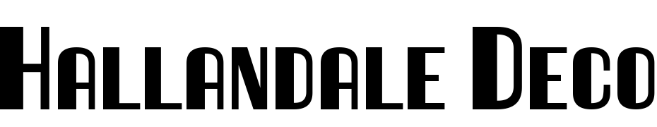 Hallandale Deco Bold SC JL Font Download Free