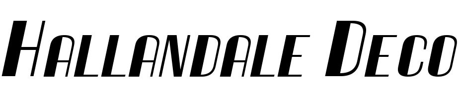 Hallandale Deco It.SC JL Font Download Free