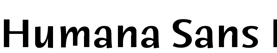 Humana Sans ITC Medium Font Download Free