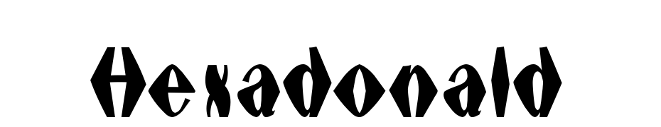 Hexadonald Font Download Free