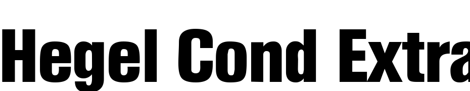 Hegel Cond Extrabold Regular Schrift Herunterladen Kostenlos