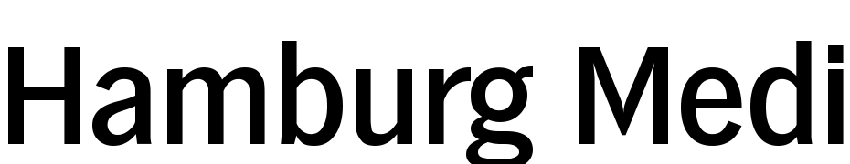 Hamburg Medium Font Download Free