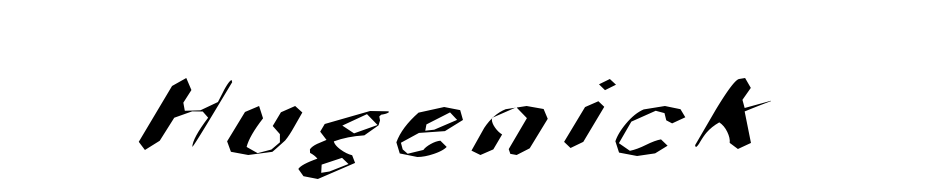Hugenick Font Download Free