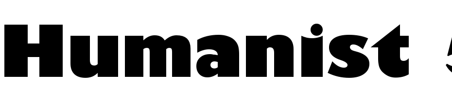 Humanist 521 Ultra Bold BT Font Download Free