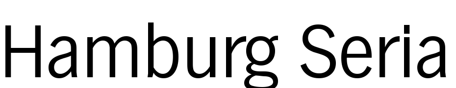 Hamburg Serial Light Regular Font Download Free