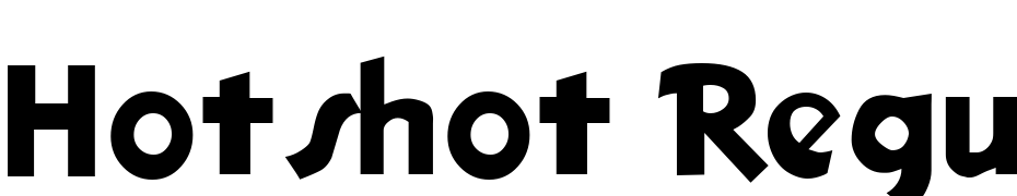 Hotshot Regular Font Download Free