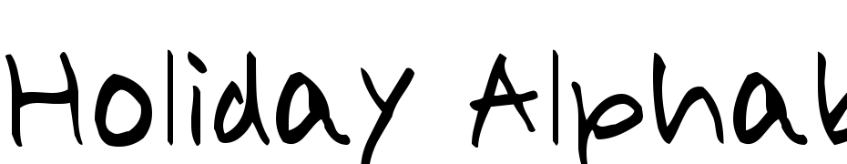 Holiday Alphabet Font Download Free