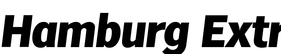 Hamburg Extra Bold Ita Font Download Free