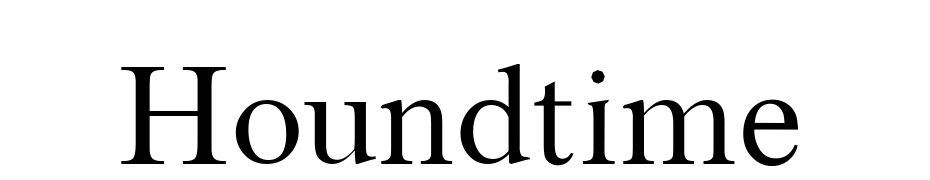 Houndtime Font Download Free