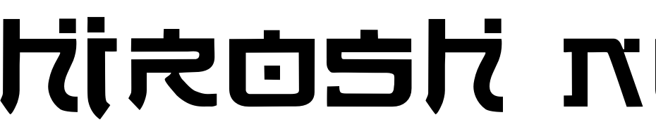 Hirosh Normal Schrift Herunterladen Kostenlos
