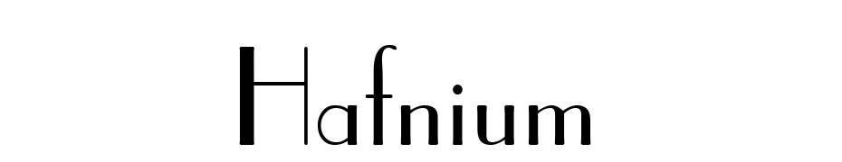 Hafnium Font Download Free