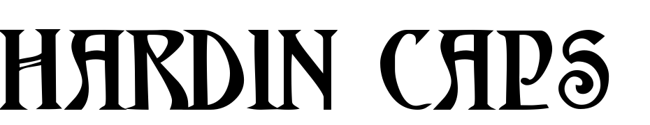 Hardin Caps Wide Bold Font Download Free