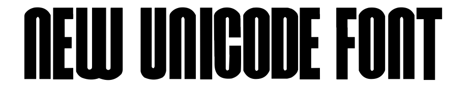 New Unicode Font Font Download Free