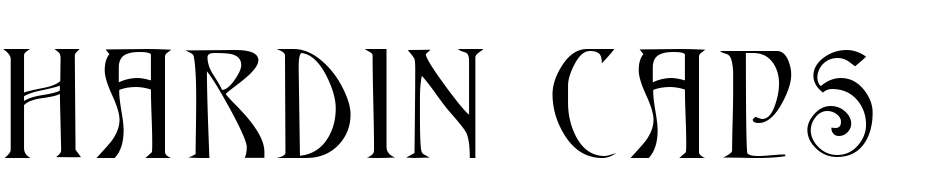 Hardin Caps Wide Font Download Free