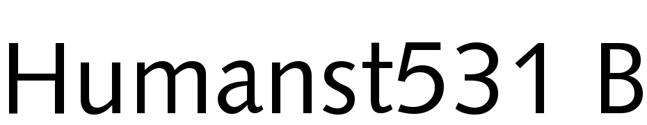 Humanst531 BT Roman Font Download Free