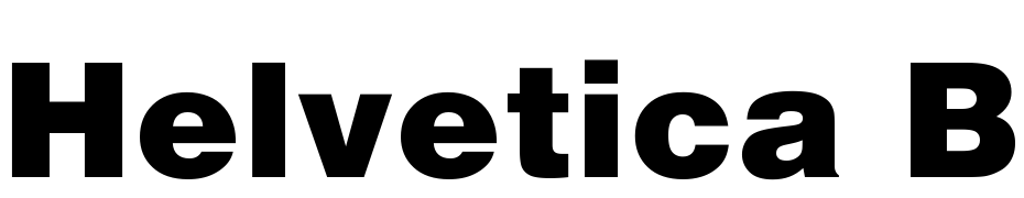 Helvetica Black Font Download Free