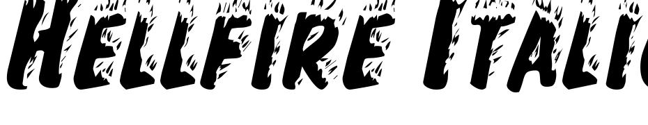 Hellfire Italic Font Download Free