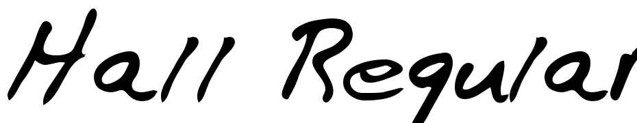 Hall Regular Font Download Free