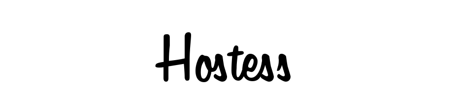 Hostess Yazı tipi ücretsiz indir
