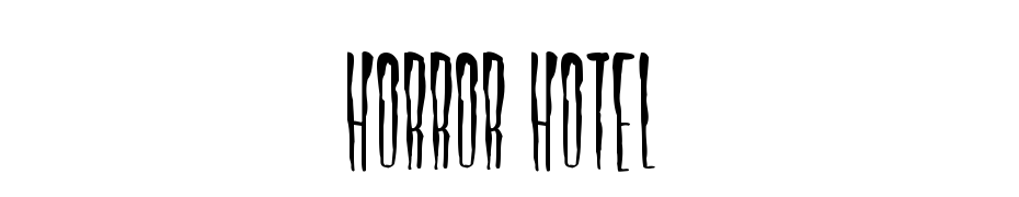Horror Hotel Font Download Free