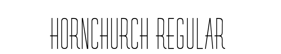 Hornchurch Regular Font Download Free
