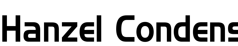 Hanzel Condensed Normal Fuente Descargar Gratis