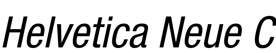 Helvetica Neue Condensed Obl Font Download Free
