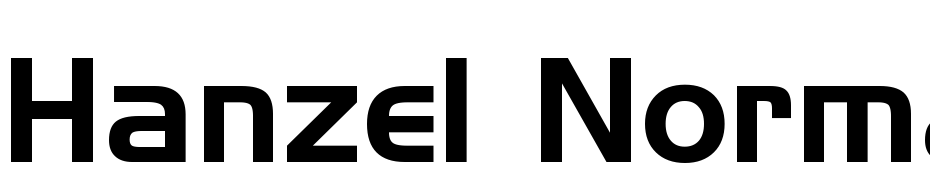 Hanzel Normal Scarica Caratteri Gratis