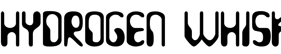 Hydrogen Whiskey Font Download Free