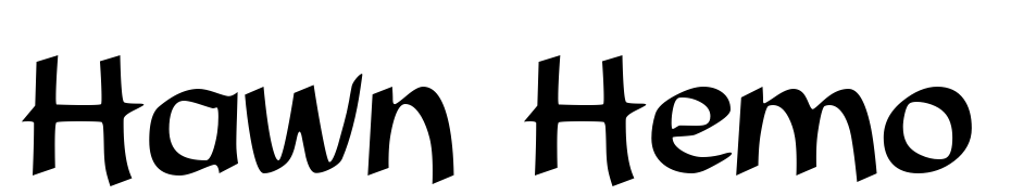 Hawn Hemo Font Download Free