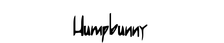 Humpbunny cкачати шрифт безкоштовно