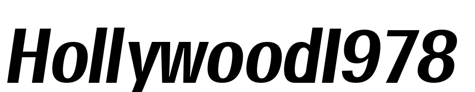 Hollywood1978 Font Download Free