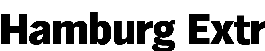 Hamburg Extra Bold Font Download Free