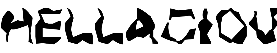 Hellacious Migraine Font Download Free